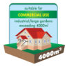 Commercial Use Infographic 4000 meter squared
